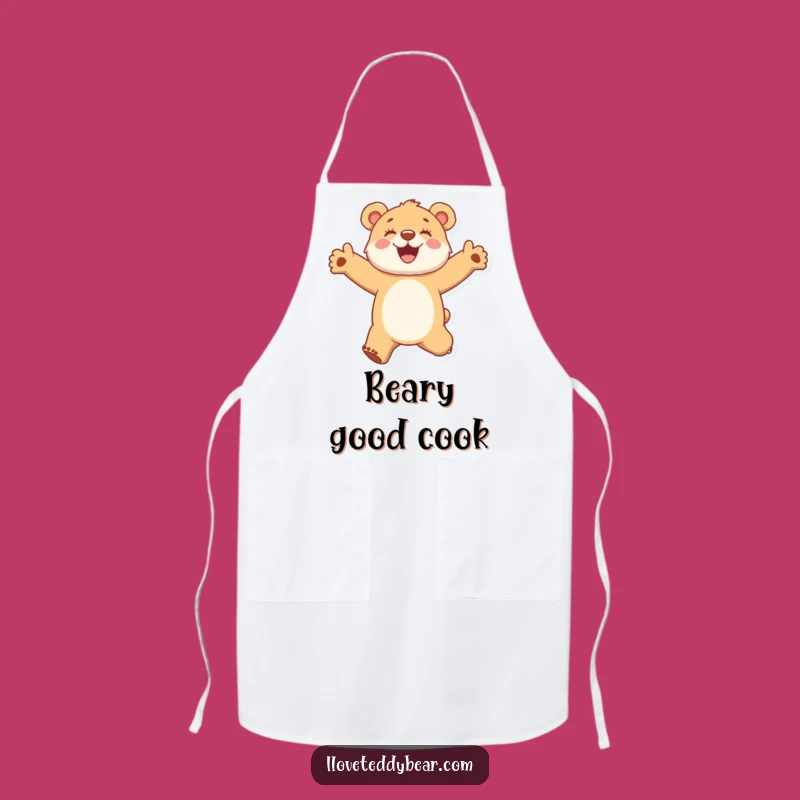 Funny Bear Cub Apron - Kitchen Joy, Perfect Funny Gift for Cooks