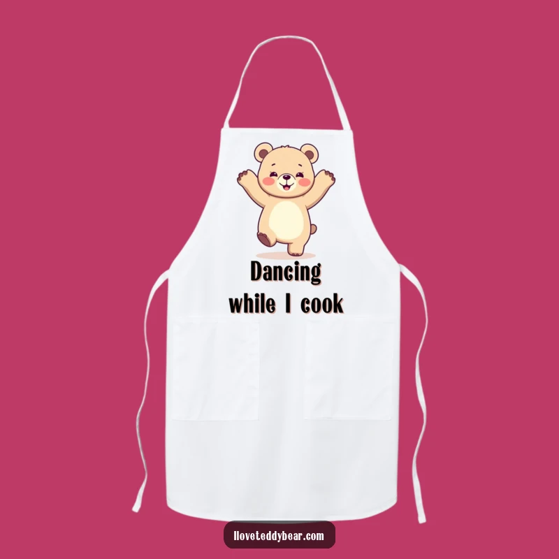 Funny Dancing Bear Apron: Cook and Groove with Joyful Style, Great Gift