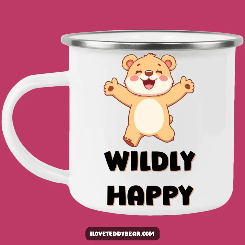 Funny Bear Cub Camping Mug - Durable & Joyful, Perfect Funny Gift for Outdoors