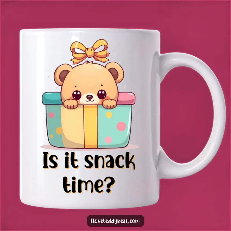 Funny Peek-a-Boo Bear Present Mug - Exciting Surprise Gift for All Ages