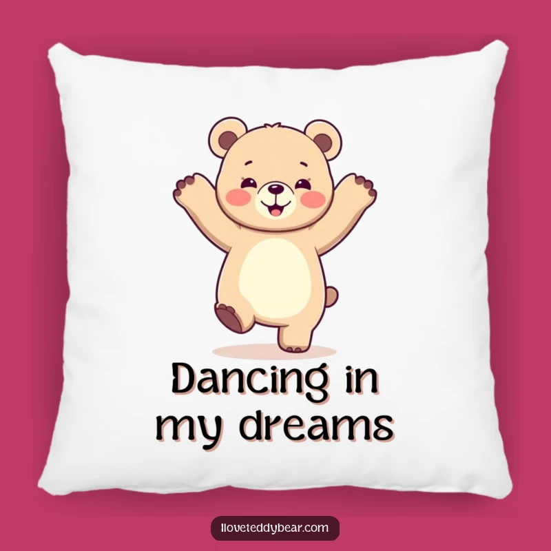 Funny Dancing Bear Pillow: Cozy Up with a Touch of Playful Energy
