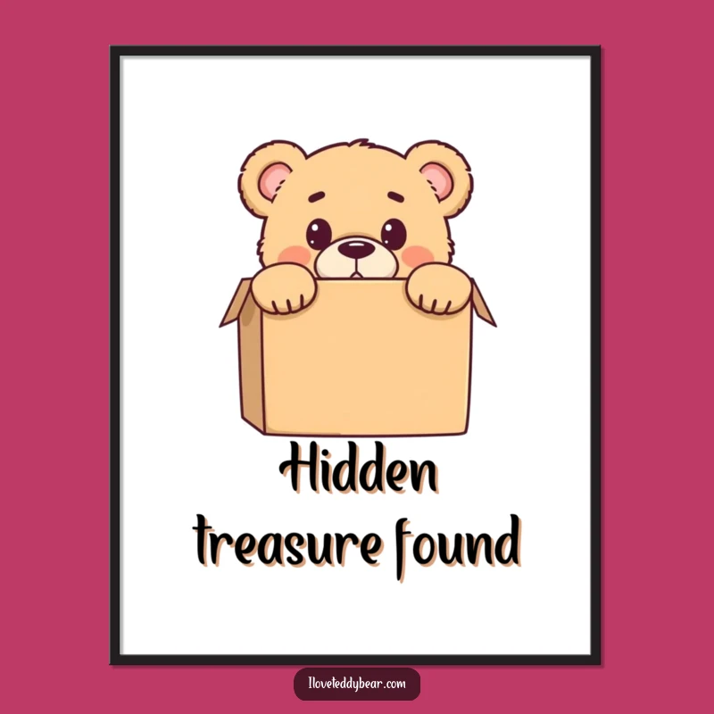 Funny Teddy Bear Surprise Digital Art: Instant Hilarious Decor