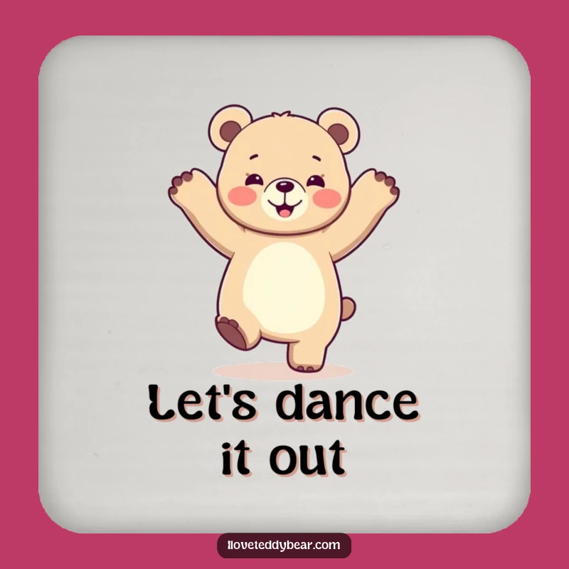 Funny Dancing Bear Coasters: Protect Your Surfaces with Rhythmic Style