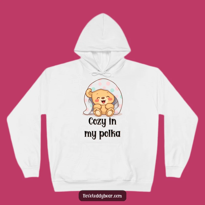 Cozy Funny Teddy Bear Blanket Giggle Hoodie - Warm & Comforting Gift