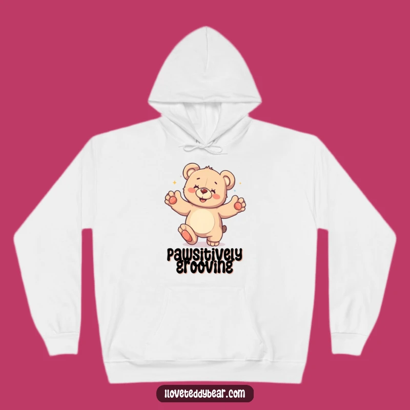 Cozy Funny Teddy Bear Dance Party Hoodie: Warmth & Moves Guaranteed - Great Gift