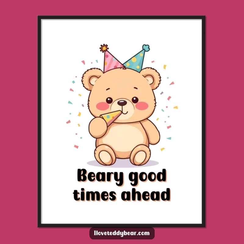 Free Printable Teddy Bear Art: Funny Downloadable Wall Art for a Joyful Room