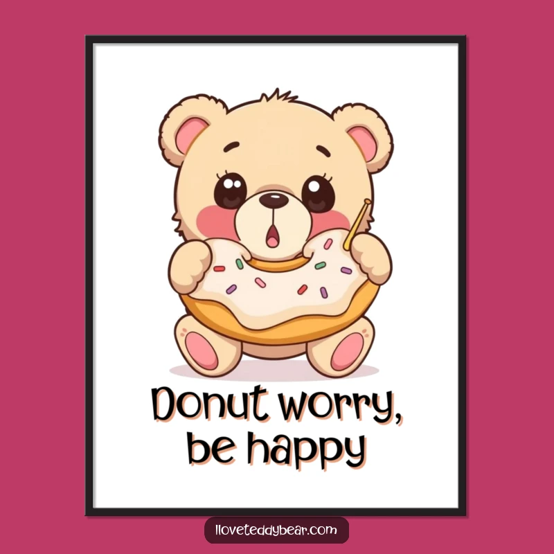 Free Printable Teddy Bear Art: Funny Downloadable Wall Art for a Playful Space