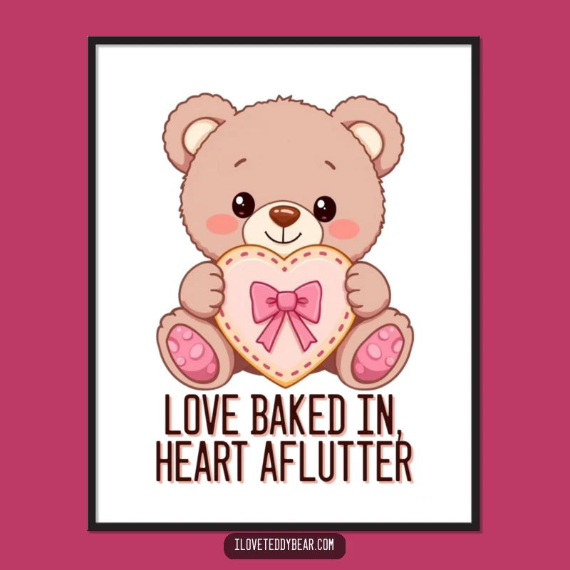Free Printable Wall Art: Teddy Bear Sweetness, Cozy Downloadable Decor