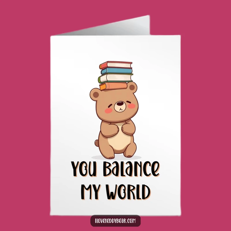 Free Printable Book Bear Thank You Card: Thanks for the Wisdom Download