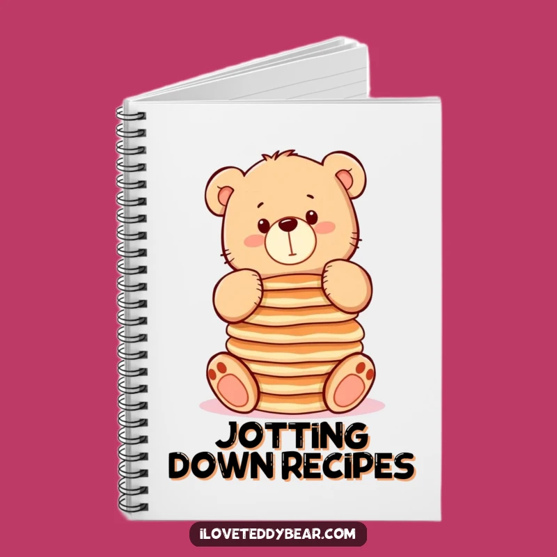 Funny Pancake Bear Notebook: Jot Down Your Delicious Ideas