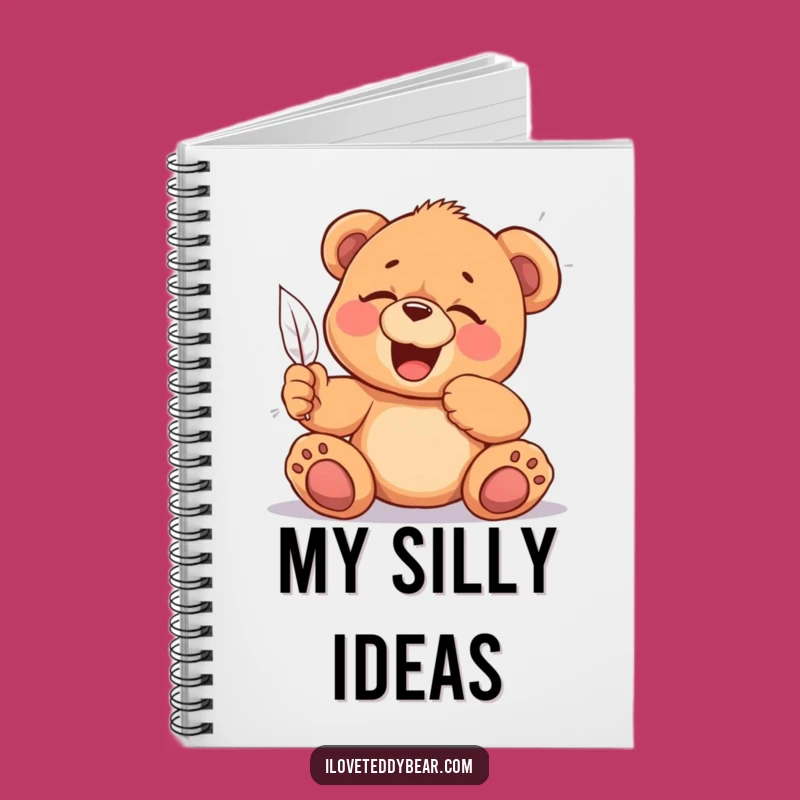 Funny Tickled Teddy Bear Notebook: Jot Down Funny Thoughts, Ideal Humorous Funny Gift