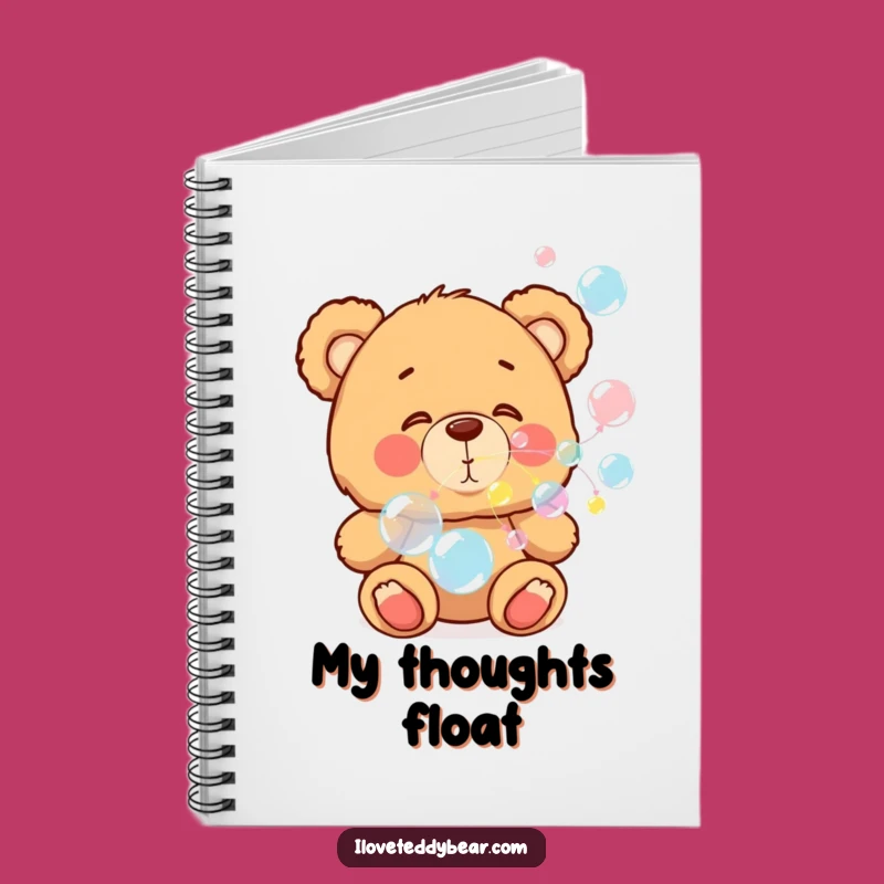 Funny Teddy Bear Bubble Notebook: Capture Bright Ideas with Cheer