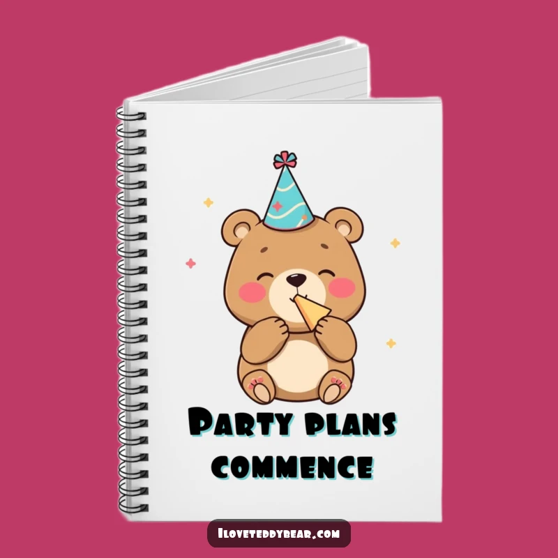 Funny Bear Party Notebook, Plan Your Next Celebration - A Gift!