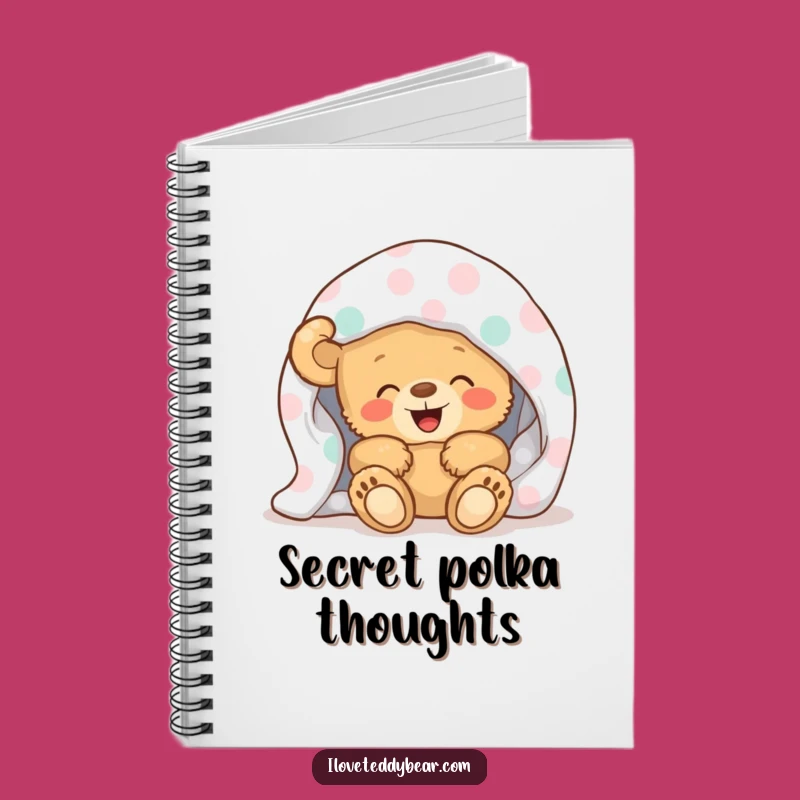Funny Teddy Bear Blanket Giggle Notebook - Perfect for Your Cozy Thoughts