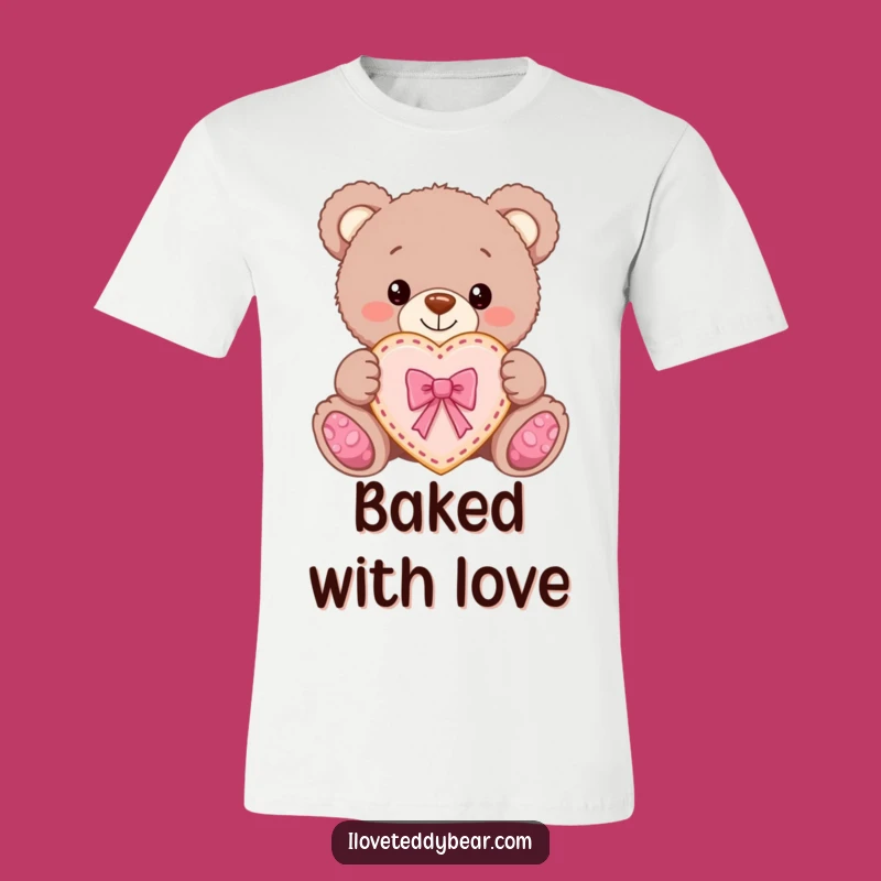 Funny Teddy Bear Cookie Gift T-Shirt: Sweet Style