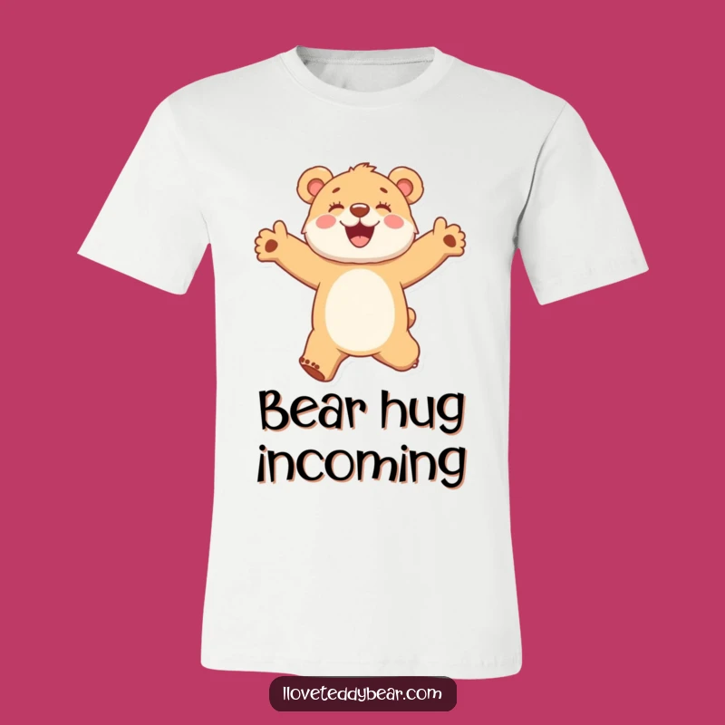 Funny Happy Bear Cub T-Shirt - Energetic Fun Design, Perfect Funny Gift for Bear Enthusiasts