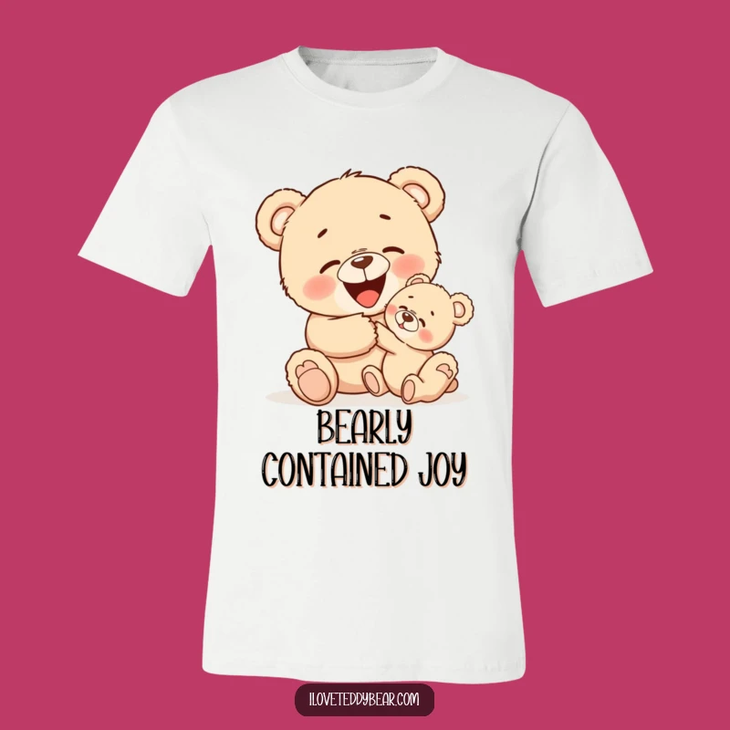 Funny Tickle Time Teddy Bear T-Shirt - Giggles Included!
