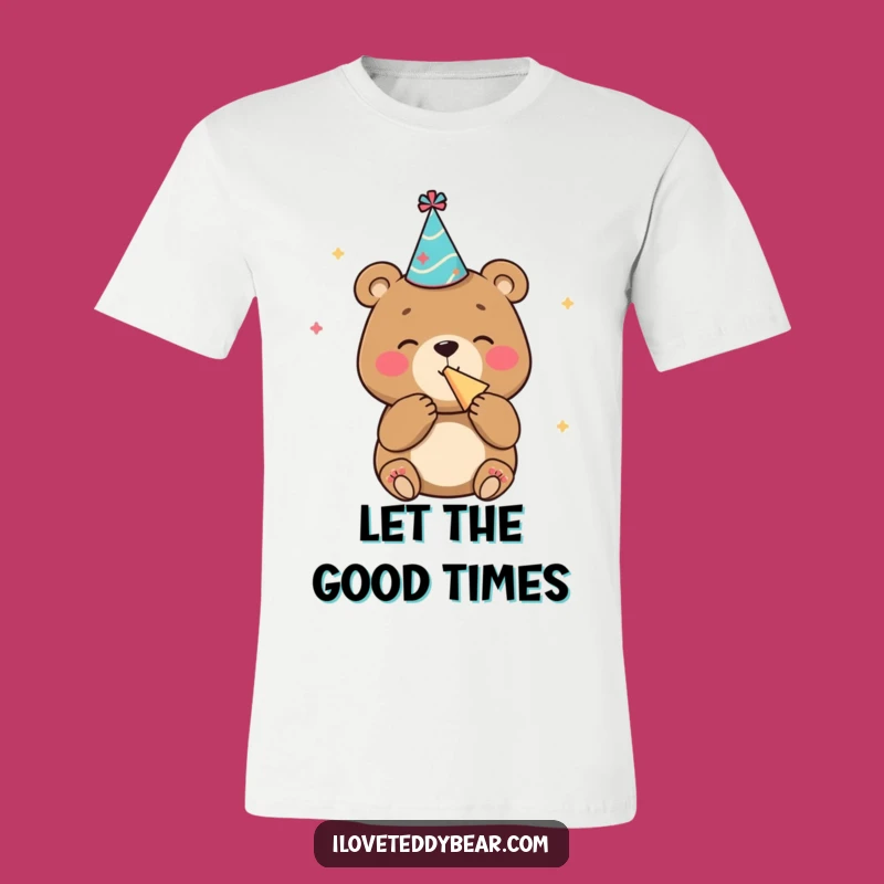 Funny Bear Party T-Shirt, Wear Your Celebration - A Hilarious Gift!