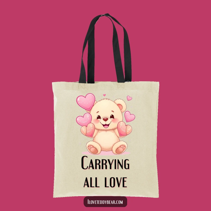 Funny Juggling Bear Tote Bag: Carry Love and Laughs!