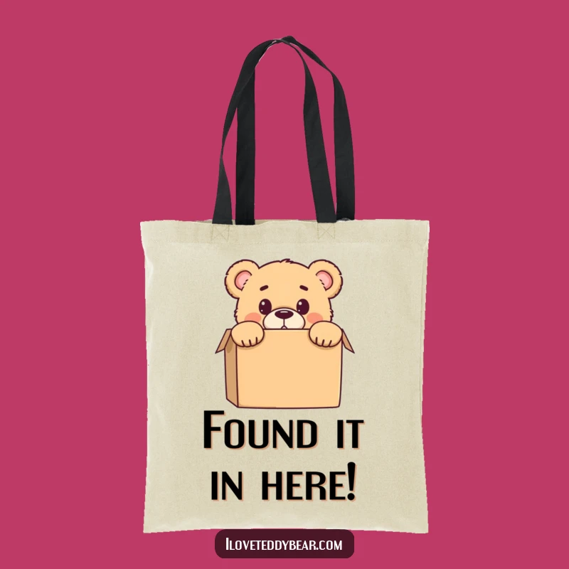 Funny Teddy Bear Surprise Tote Bag: Carry Your Laughs in Style