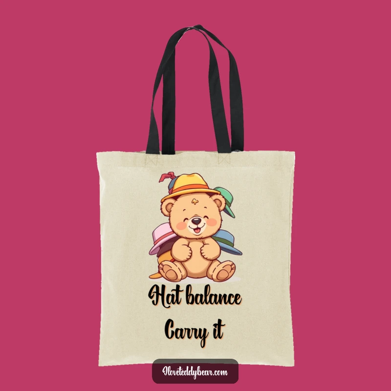 Funny Teddy Bear Hats Tote Bag: Carry Your Fun